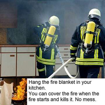 Leberna Fire Blanket Pack - Safety for Home & Outdoors