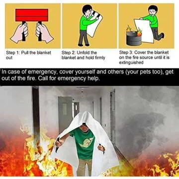 Leberna Fire Blanket Pack - Safety for Home & Outdoors
