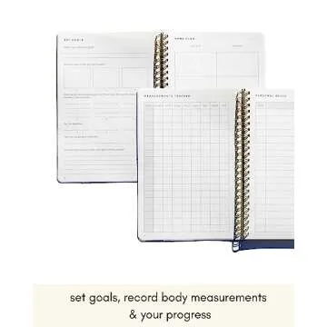 Kunitsa Co. Fitness Journal for Women - Track Your Progress