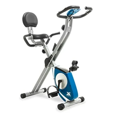 XTERRA Fitness Folding Exercise Bike Compact Quiet Comfortable