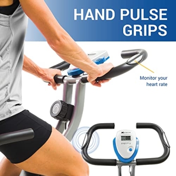 XTERRA Fitness Folding Exercise Bike Compact Quiet Comfortable