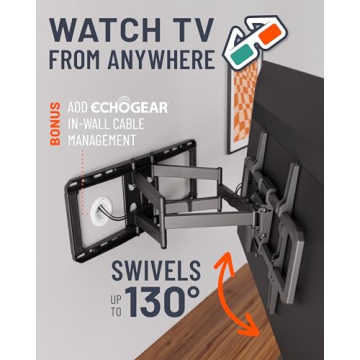 MaxMotion TV Wall Mount for 42 to 90 Inch TVs
