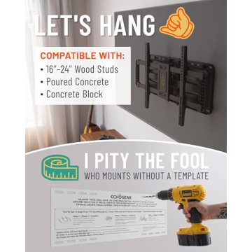 MaxMotion TV Wall Mount for 42 to 90 Inch TVs