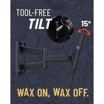 MaxMotion TV Wall Mount for 42 to 90 Inch TVs