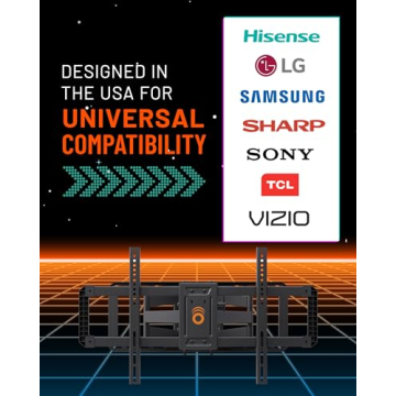 MaxMotion TV Wall Mount for 42 to 90 Inch TVs