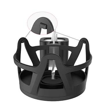 LeongLzt Ouligei Top-Notch Quality Homepod Mini Wall Mount Holder, Homepod Mini Plug Mount with in-Built Cable Management System, No Screws Needed - an Elegant Space Saving Accessory