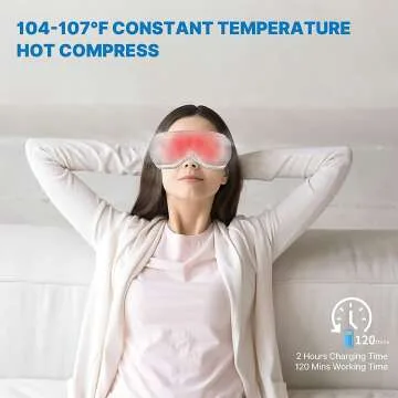 RENPHO Heated Eye Massager for Migraine Relief