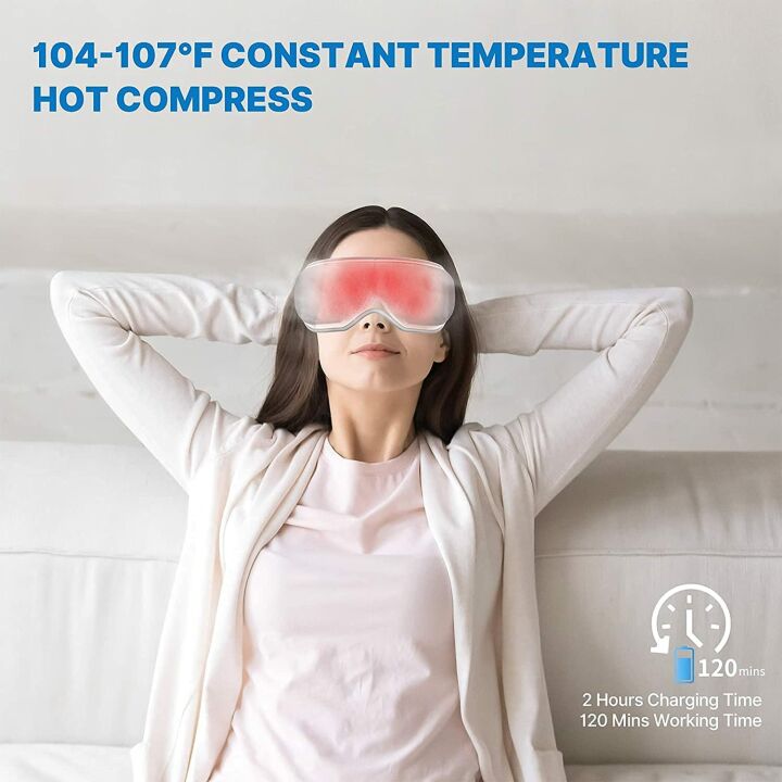 RENPHO Heated Eye Massager for Migraine Relief