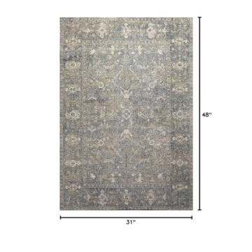 Stylish Loloi Rosemarie 2'7"x4' Accent Rug | Soft Modern Décor