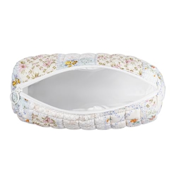 Stylish Floral Travel Makeup Bag for Women and Girls