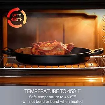 Lightweight Nonstick Griddle Pan for Stovetop with Lid