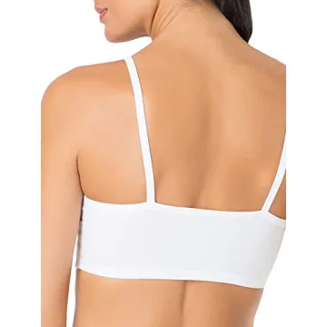 Fruit of The Loom Cotton Spaghetti Strap Sports Bra 3-Pack