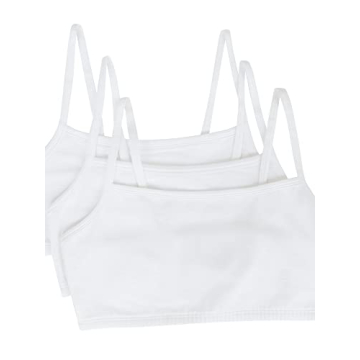 Fruit of The Loom Cotton Spaghetti Strap Sports Bra 3-Pack