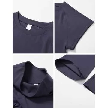 ABOCIW Women's High Waist Flare Leggings & Crop Top Set