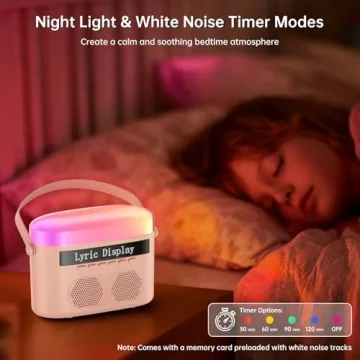 Portable Bluetooth Karaoke Machine for Kids & Adults