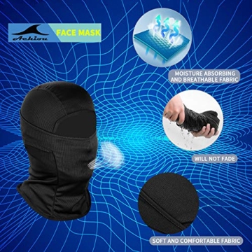 Achiou Ski Mask UV Protector Lightweight Balaclava for Outdoor