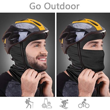 Achiou Ski Mask UV Protector Lightweight Balaclava for Outdoor