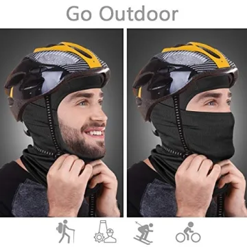 Achiou Ski Mask UV Protector Lightweight Balaclava for Outdoor