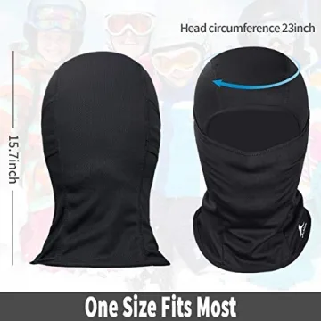 Achiou Ski Mask UV Protector Lightweight Balaclava for Outdoor