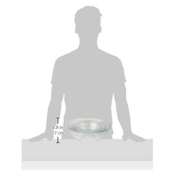 Pyrex Smart Essentials 8-Piece Mixing Bowl Set