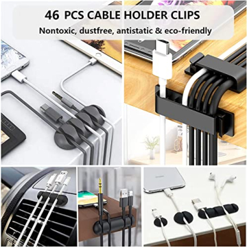 192 PCS Cable Management Kit - Efficient Wire Organizer