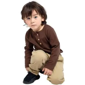 Comfy Enfants Chéris Toddler Henley Tee for Boys