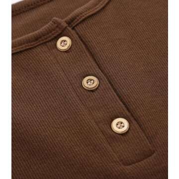 Comfy Enfants Chéris Toddler Henley Tee for Boys