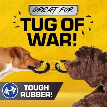 Tonka 3-Ring Tug Toy - Durable & Waterproof for Dogs