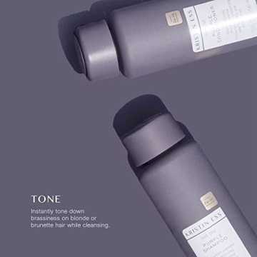 Kristin Ess Purple Shampoo and Conditioner Set for Radiant Hair