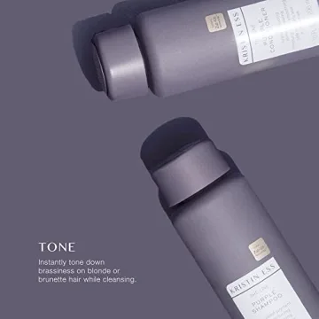 Kristin Ess Purple Shampoo and Conditioner Set for Radiant Hair