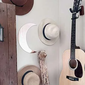 Crescent Moon Mirror - Chic Boho Wall Decor Enhances Any Room