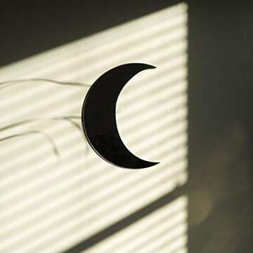 Crescent Moon Mirror - Chic Boho Wall Decor Enhances Any Room