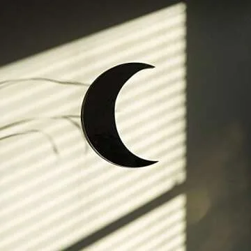 Crescent Moon Mirror - Chic Boho Wall Decor Enhances Any Room