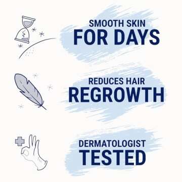 Nair Sensitive Hair Remover Wax Ready Strips, Legs and Body Hair Removal Wax Strips, 40 Count