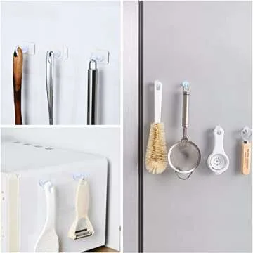 E BAVITE 30Lbs Magnetic Hooks 10 Pack - Strong & Versatile