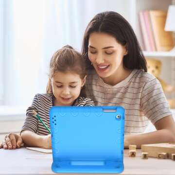 AVAWO Kids Case for iPad 2 3 4 (Old Model) 9.7 Inch - Light Weight Shock Proof Convertible Handle Stand Kids Friendly for iPad 2, iPad 3rd Generation, iPad 4th Generation Tablet - Blue