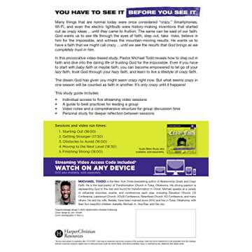 Crazy Faith Bible Study Guide plus Streaming Video: It’s Only Crazy Until It Happens