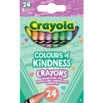 Crayola Colors of Kindness Crayons – 24 Count Set for Creative Fun