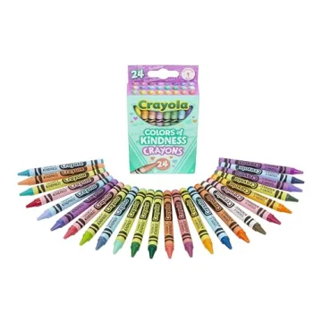 Crayola Colors of Kindness Crayon Set, 24 Count