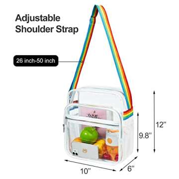 COVAX Clear Stadium Bag for Concerts & Events