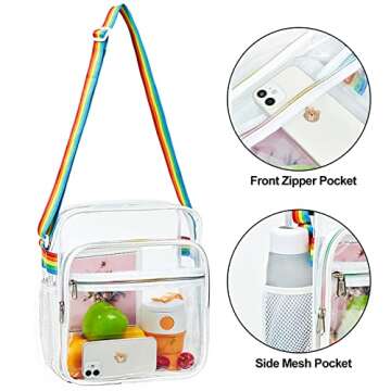 COVAX Clear Stadium Bag for Concerts & Events