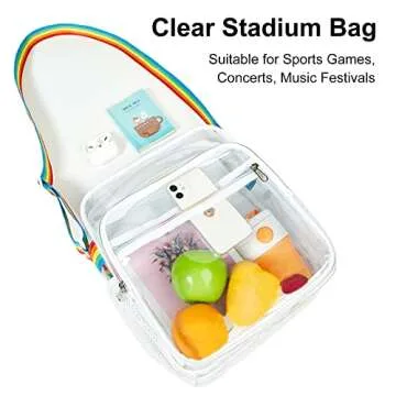 COVAX Clear Stadium Bag for Concerts & Events