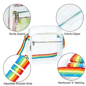 COVAX Clear Stadium Bag for Concerts & Events