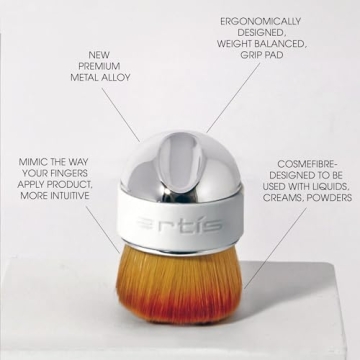 Artis Elite Mirror Palm Brush Mini - Travel-Friendly Makeup Brush