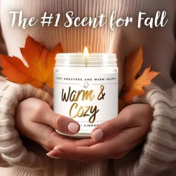 WAX & WIT Warm and Cozy Christmas Candles Scented, Fall Candles, Cinnamon Candle, Pine Candle, Holiday Candles, Winter Candles, Holiday Candle Scented, Cozy Candle, Xmas Candles, Autumn Candle