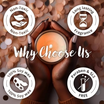 WAX & WIT Warm and Cozy Christmas Candles Scented, Fall Candles, Cinnamon Candle, Pine Candle, Holiday Candles, Winter Candles, Holiday Candle Scented, Cozy Candle, Xmas Candles, Autumn Candle