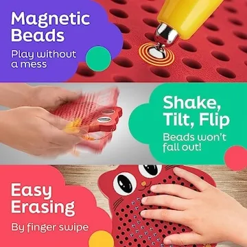 AYNAT FUN Magnetic Drawing Board for Kids - Travel Toy