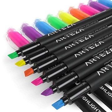 ARTEZA Highlighters Set of 30 - Vibrant, Non-Toxic & Versatile