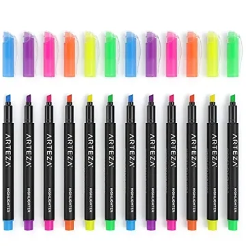 ARTEZA Highlighters Set of 30 - Vibrant, Non-Toxic & Versatile
