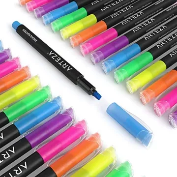 ARTEZA Highlighters Set of 30 - Vibrant, Non-Toxic & Versatile